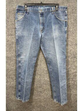 Wrangler Cool Vantage Jeans Mens 40x32 Wicking Stretch Regular Fit Denim 47MCVDS